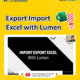 export import excel