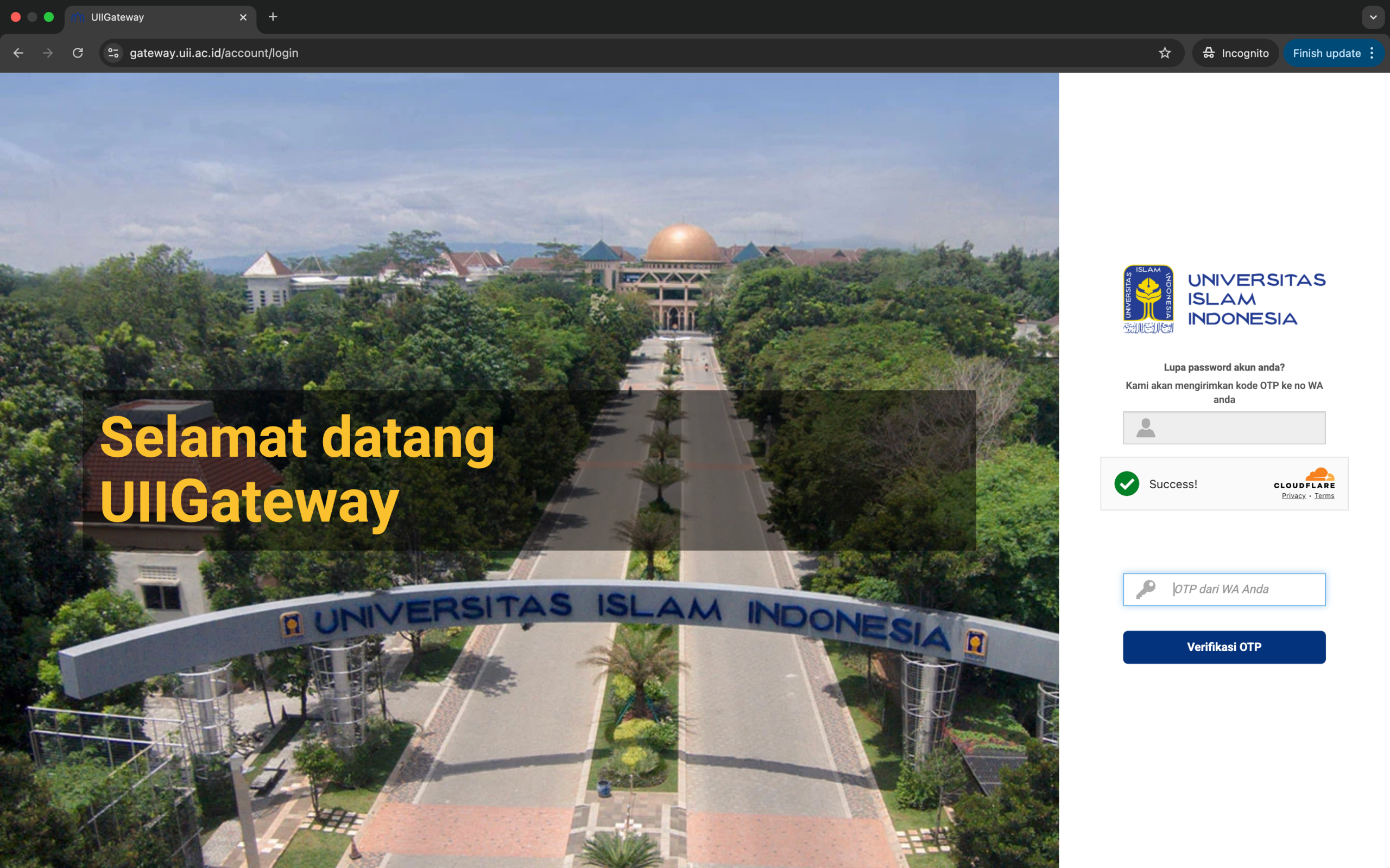 Verifikasi Kode OTP